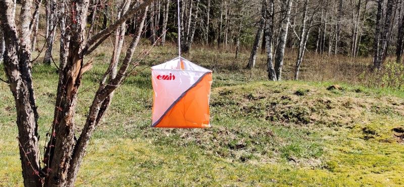 Control Flag for orienteering - 30x30cm with reflective inlet